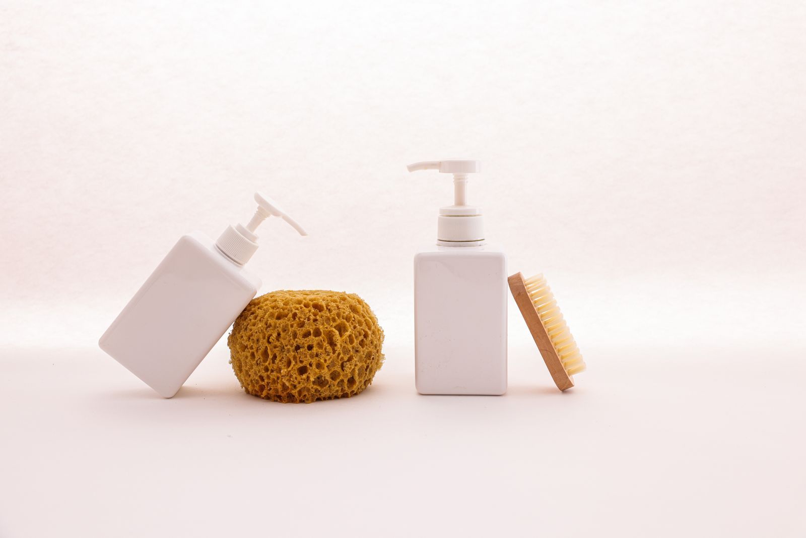 Dish wand used to clean a shower